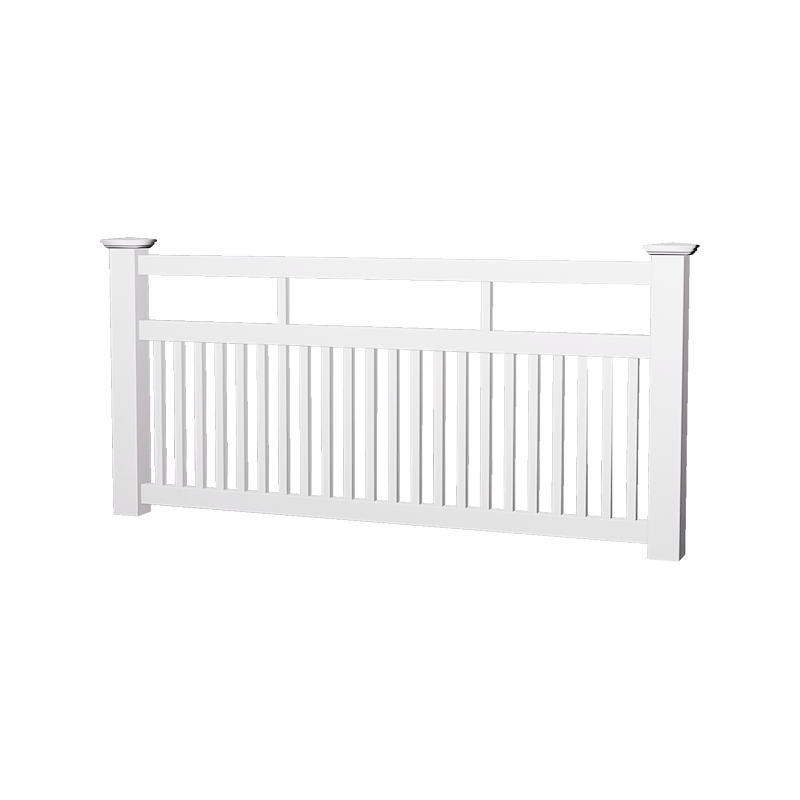 Clôture en rail en plastique HBG