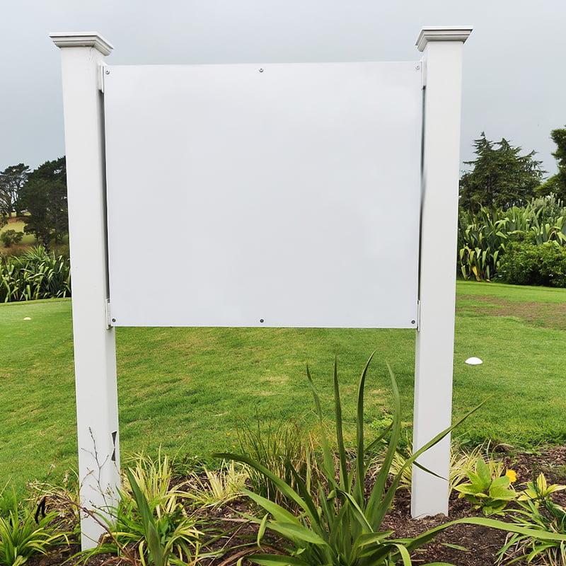 Cadre de signe PVC à hauteur personnalisée